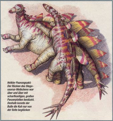 Stegosaurs Mating
unknown artist
Keywords: dinosaur;stegosaurus;male;female;feral;M/F;from_behind;pm_magazin;magazine