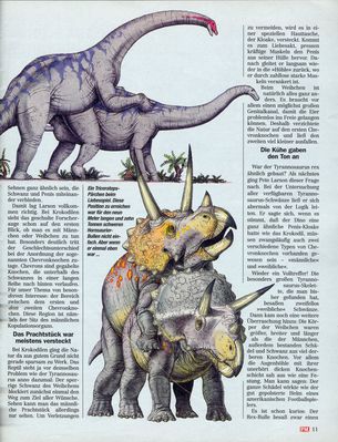 Tyrannosaurus Sex 5
article by Robert Bakker
Keywords: dinosaur;sauropod;brontosaurus;ceratopsid;triceratops;male;female;feral;M/F;penis;from_behind;cloacal_penetration;article;pm_magazin;magazine;robert_bakker