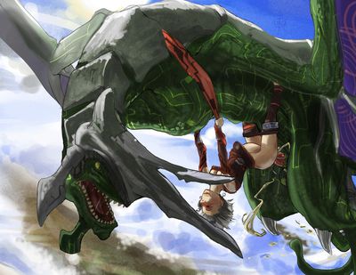 To The Skies!
art by kennoarkkan
Keywords: beast;videogame;panzer_dragoon;dragon;wyvern;male;feral;human;woman;female;M/F;penis;missionary;spooge;kennoarkkan