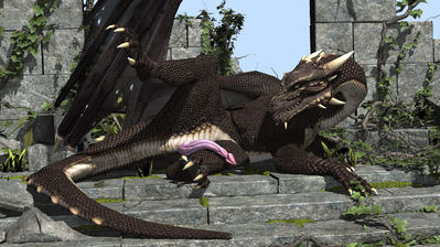 Posing For You 3D
art by wooky
Keywords: dragon;male;feral;penis;solo;cgi;3D;wooky