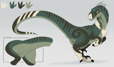 Female Utahraptor
art by qwertydragon
Keywords: dinosaur;theropod;raptor;utahraptor;female;feral;solo;cloaca;reference;qwertydragon