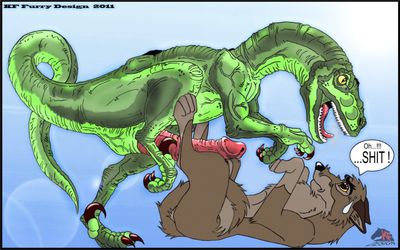 Raptor x Balto 2
art by kf_furry_design
Keywords: cartoon;balto;furry;canine;dog;dinosaur;theropod;raptor;male;feral;M/M;missionary;suggestive;kf_furry_design