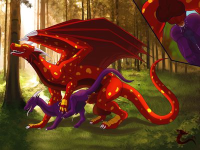 Purple Pounding
art by RedDragon
Keywords: dragon;male;feral;M/M;penis;from_behind;anal;closeup;spooge;RedDragon
