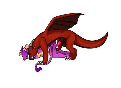 You're Not Moving Reighn (Wings_of_Fire)
art by RetrowaveCroc
Keywords: wings_of_fire;skywing;dragon;dragoness;male;female;herm;feral;anthro;breasts;M/F;penis;from_behind;suggestive;spooge;RetrowaveCroc