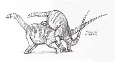 Mating Isanosaurus
art by Luis Rey
Keywords: dinosaur;sauropod;isanosaurus;male;female;feral;M/F;from_behind;luis_rey