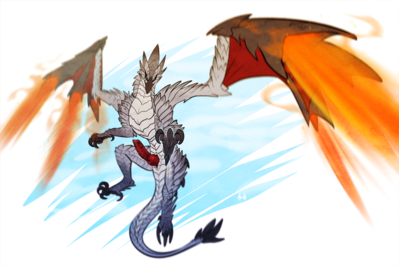 Valstrax
art by ShadowWolfHunter
Keywords: videogame;monster_hunter;dragon;valstrax;male;feral;solo;penis;ShadowWolfHunter