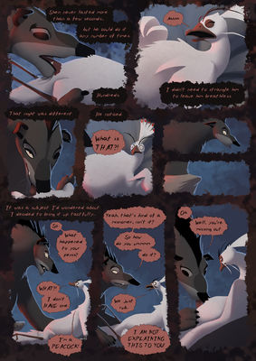 Shen Comic 14
art by kamesu_micchacara
Keywords: comic;cartoon;kung_fu_panda;avian;bird;peacock;lord_shen;furry;canine;wolf;boss_wolf;male;anthro;M/M;penis;oral;cloaca;kamesu_micchacara