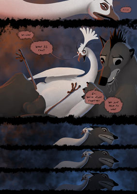 Shen Comic 21
art by kamesu_micchacara
Keywords: comic;cartoon;kung_fu_panda;avian;bird;peacock;lord_shen;furry;canine;wolf;boss_wolf;male;anthro;M/M;reverse_cowgirl;cloacal_penetration;kamesu_micchacara