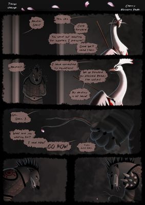 Shen Comic 24
art by kamesu_micchacara
Keywords: comic;cartoon;kung_fu_panda;avian;bird;peacock;lord_shen;furry;canine;wolf;boss_wolf;male;anthro;solo;kamesu_micchacara