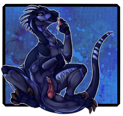 Tasty Raptor
art by SierratheSharkDoge
Keywords: dinosaur;theropod;raptor;deinonychus;male;feral;solo;penis;spooge;SierratheSharkDoge