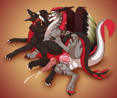 Dragon Sex
art by SilverGrin-W and zetsin
Keywords: dragon;male;feral;M/M;penis;spoons;anal;ejaculation;orgasm;spooge;SilverGrin-W;zetsin