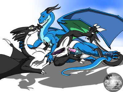 A Perfect Fit
art by skyshadow
Keywords: dragon;wyvern;male;feral;M/M;penis;anal;spoons;spooge;skyshadow