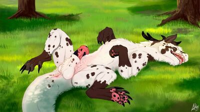 Sleepy Boy
art by Aky_the_Clever_Dragon
Keywords: dragon;felkin;male;feral;solo;penis;spooge;aky_the_clever_dragon