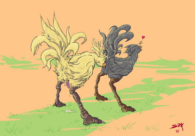Chocobo Mating 3
art by starman_deluxe
Keywords: videogame;final_fantasy;avian;bird;chocobo;male;female;feral;M/F;penis;vagina;oral;spooge;starman_deluxe