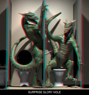 Surprise Glory Hole
art by wooky
Keywords: dragon;male;anthro;M/M;penis;glory_hole;suggestive;cgi;3D;wooky