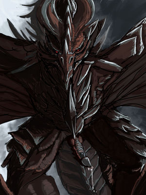 Alduin
art by syrinoth
Keywords: videogame;skyrim;dragon;wyvern;alduin;male;feral;solo;penis;spooge;syrinoth