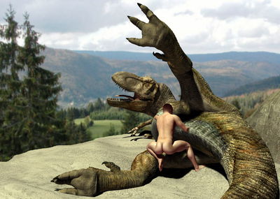 Rex Sex 2
art by wooky
Keywords: beast;dinosaur;theropod;tyrannosaurus_rex;trex;feral;human;man;male;female;M/F;missionary;cgi;wooky