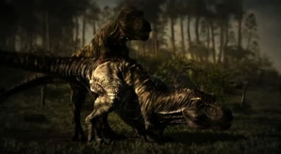 Tyrannosaurs Mating 1
screen capture
Keywords: dinosaur;theropod;tyrannosaurus_rex;trex;male;female;feral;M/F;from_behind;cgi;tyrannosaurus_sex