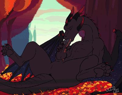 Nightwing Autofellatio (Wings_of_Fire).gif
art by TURNER_ALX
Keywords: video;animated_gif;wings_of_fire;nightwing;dragon;male;feral;M/M;penis;oral;autofellatio;spooge;TURNER_ALX