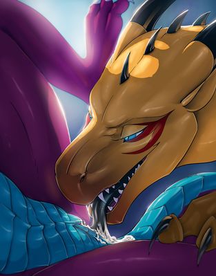 Cyr Goes Down
art by tanraak
Keywords: dragon;dragoness;male;female;feral;M/F;vagina;oral;closeup;spooge;tanraak