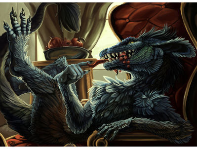 The New King
art by alradeck
Keywords: dragon;male;feral;solo;non-adult;alradeck