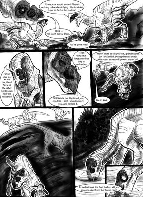 The Pact (6/10)
art by droemar
Keywords: comic;dinosaur;hadrosaur;iguanodon;male;female;feral;non-adult;droemar