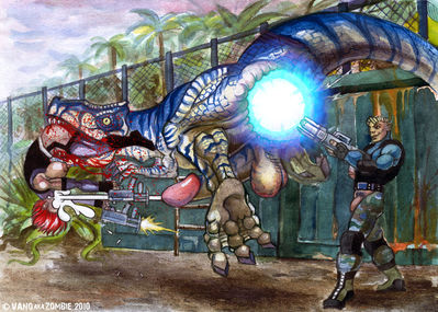 Anal Shock and Fury of Allosaurus
art by VANOakaZOMBIE
Keywords: beast;videogame;dino_crisis;dinosaur;theropod;allosaurus;male;feral;human;woman;female;M/F;penis;oral;anal;gore;ejaculation;orgasm;spooge;facial;VANOakaZOMBIE