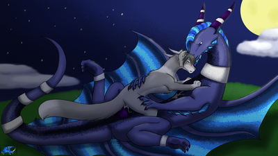 Vaann x Okami
art by Icy-Marth
Keywords: dragon;furry;canine;hybrid;M/M;penis;anal;cowgirl;spooge;orgasm;icy-marth