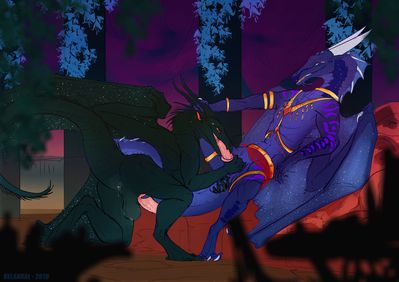 Amorous Night 3
art by velannal
Keywords: wings_of_fire;dragon;nightwing;male;feral;anthro;M/M;penis;oral;velannal