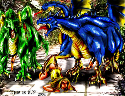 This is Mine
art by vermilion
Keywords: beast;dragon;male;feral;human;woman;female;M/F;penis;suggestive;vermilion