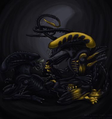 Xenomorphs Having Sex
art by ashley_markley
Keywords: alien;xenomorph;anthro;male;M/M;penis;missionary;anal;spooge;ashley_markley