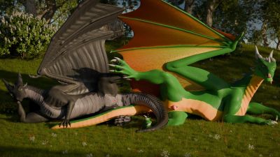 Choose One (Wings_of_Fire)
art by accers
Keywords: wings_of_fire;nightwing;dragon;dragoness;male;female;feral;solo;vagina;penis;presenting;cgi;accers