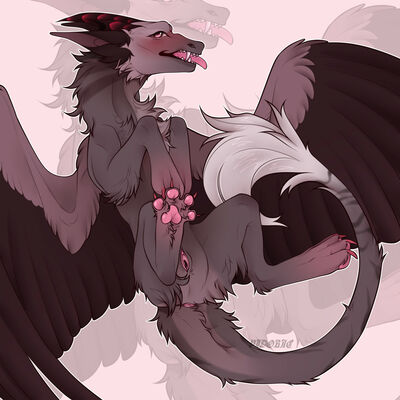 Dragoness Ready
art by acfald
Keywords: dragoness;female;feral;solo;vagina;acfald