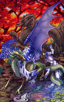 Eastern Scene
art by acidapluvia
Keywords: eastern_dragon;dragon;feral;male;M/M;penis;hemipenis;anal;spoons;oral;spooge;acidapluvia