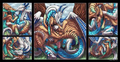 Akkibyz and Byzil Having Fun
art by acidapluvia
Keywords: comic;dragon;dragoness;byzil;male;female;feral;M/F;penis;vagina;missionary;cowgirl;69;oral;vaginal_penetration;acidapluvia