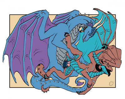 Dragon Sex 1
art by acidapluvia
Keywords: dragon;dragoness;male;female;feral;M/F;penis;from_behind;vaginal_penetration;acidapluvia