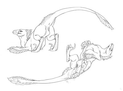 Feral Raptor Presenting
art by acidapluvia
Keywords: dinosaur;theropod;raptor;female;feral;solo;vagina;presenting;acidapluvia