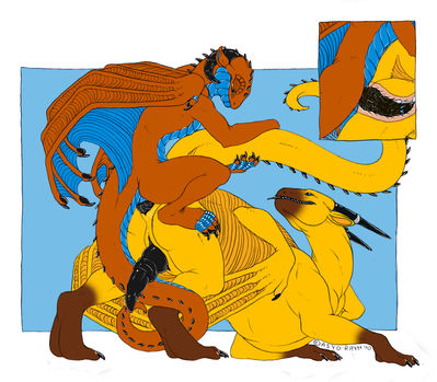 Akki Cyr 2
art by acidapluvia
Keywords: dragon;feral;male;M/M;penis;anal;from_behind;internal;spooge;acidapluvia