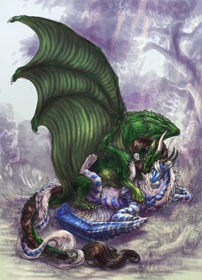 Tranquility
art by acidapluvia
Keywords: dragon;feral;male;M/M;penis;anal;missionary;acidapluvia