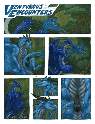 Venturous Encounters (page 1)
art by acidapluvia
Keywords: comic;dragon;male;feral;M/M;penis;tailplay;masturbation;closeup;acidapluvia