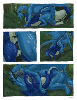 Venturous Encounters (page 5)
art by acidapluvia
Keywords: comic;dragon;male;feral;M/M;penis;from_behind;anal;closeup;spooge;acidapluvia
