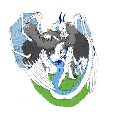 Dragon And Gryphon 1
art by acidapluvia
Keywords: dragon;dragoness;male;female;feral;M/F;penis;cowgirl;vaginal_penetration;spooge;acidapluvia