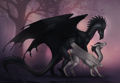 Dragon Love (cloacal)
art by adalfyre
Keywords: dragon;dragoness;male;female;feral;M/F;penis;from_behind;cloacal_penetration;spooge;adalfyre