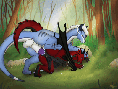 Deep In The Forest.gif
art by adrim and xanthor
Keywords: video;animated_gif;dragon;male;feral;M/M;penis;from_behind;anal;spooge;adrim;xanthor