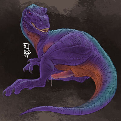 Megatron (Beast_Wars)
art by aerosaur83
Keywords: cartoon;transformers;beast_wars;megatron;dinosaur;theropod;tyrannosaurus_rex;trex;male;feral;solo;penis;spooge;aerosaur83