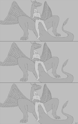 Eragon and Saphira 2
art by aesyr
Keywords: beast;saphira;eragon;dragoness;female;feral;human;man;male;M/F;penis;missionary;vaginal_penetration;spooge;aesyr
