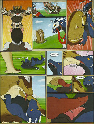 Another Agenda 3
art by spelunker_sal
Keywords: comic;dragon;feral;furry;feline;rodent;anthro;male;M/M;penis;missionary;masturbation;closeup;spooge;spelunker_sal