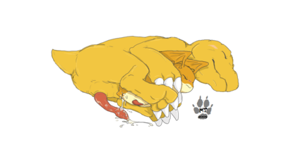 Agumon and Pikachu
art by mikachutuhonen
Keywords: anime;digimon;pokemon;dragon;furry;rodent;mouse;agumon;pikachu;male;anthro;M/M;penis;spoons;anal;spooge;mikachutuhonen