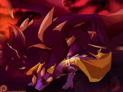 Fall of the Hero
art by albana-the-dragoness
Keywords: videogame;spyro_the_dragon;spyro;malefor;dragon;male;anthro;M/M;penis;from_behind;suggestive;spooge;albana-the-dragoness