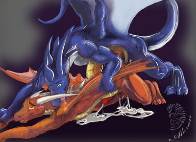 Firon and Nemmy (color)
art by aleron
Keywords: dragon;feral;male;M/M;penis;anal;from_behind;spooge;aleron